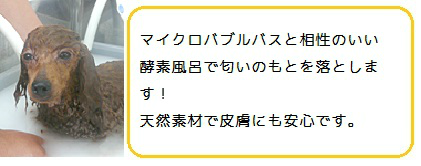 酵素風呂でキレイキレイ♪